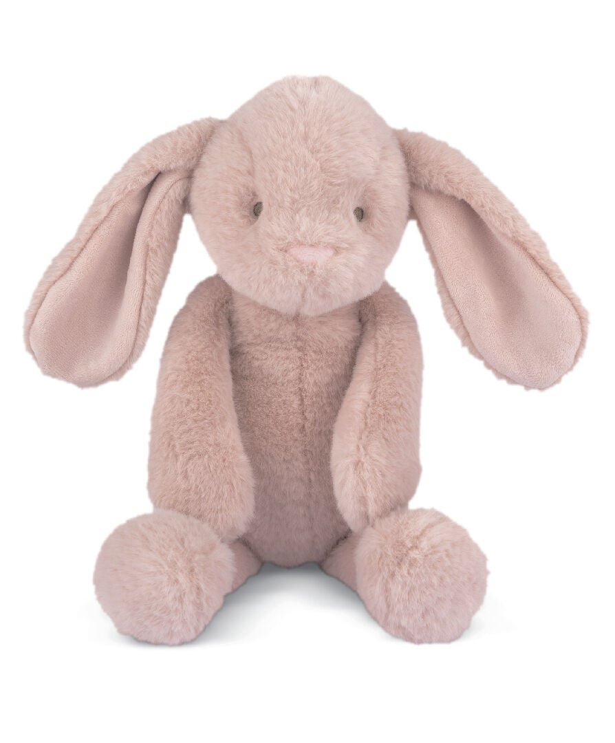 Pleated Dress - 4 Piece Gift Set with Soft Toy Pink Bunny and Chenille Blanket image number 4